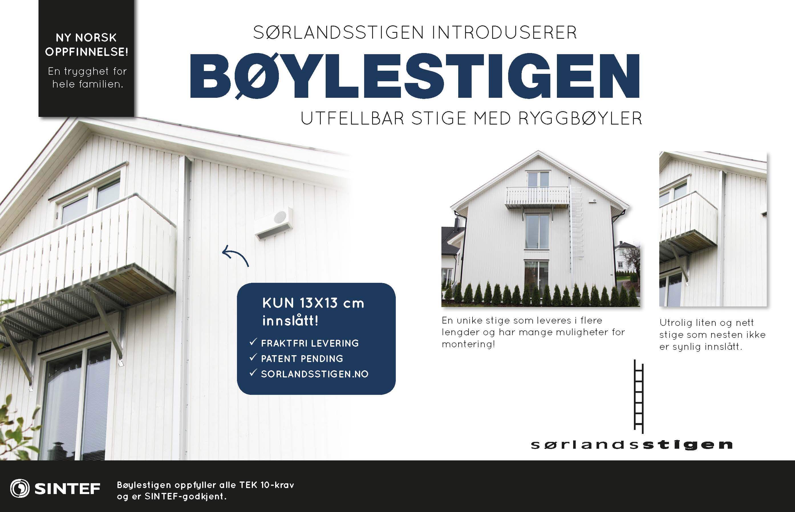 Avstandsstykke bøylesstigen 30mm - Bilde 2